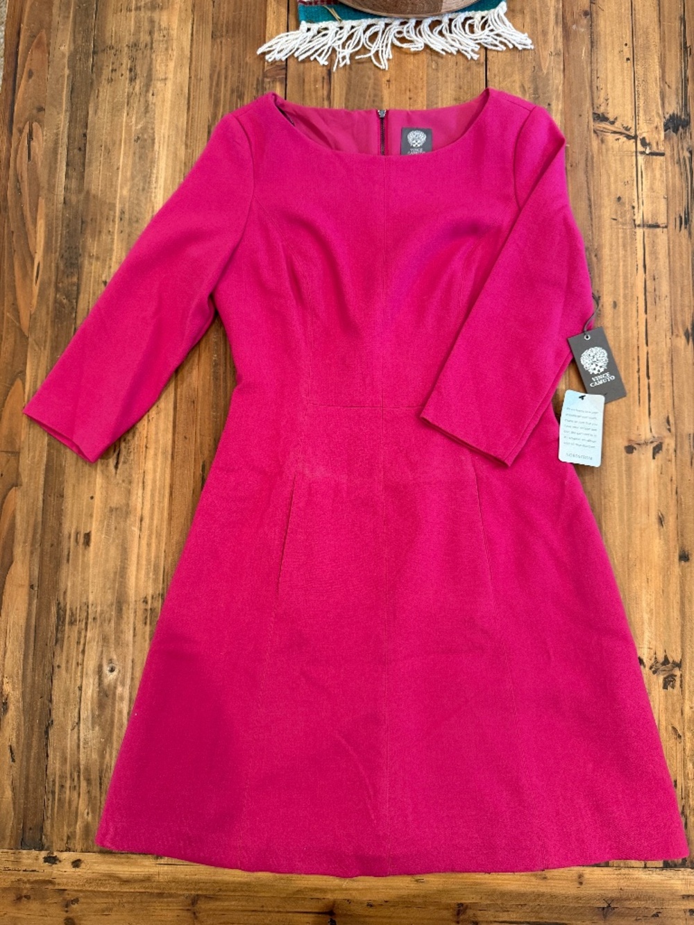Vince Camuto | Neon Pink Sheath Dress | Size 8
